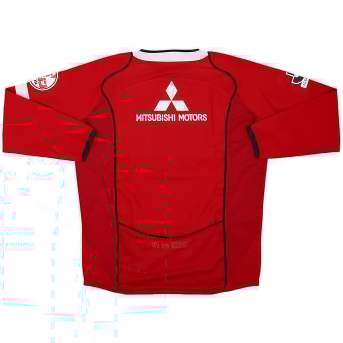 2005 Urawa Red Diamonds Home L/S Shirt - 4/10 - (S)
