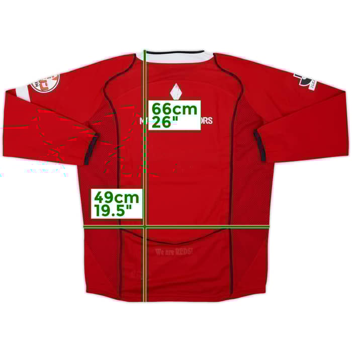 2005 Urawa Red Diamonds Home L/S Shirt - 4/10 - (S)