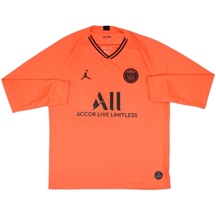 2019-20 Paris Saint-Germain Away L/S Shirt Mbappe #7 - 6/10 - (XL)