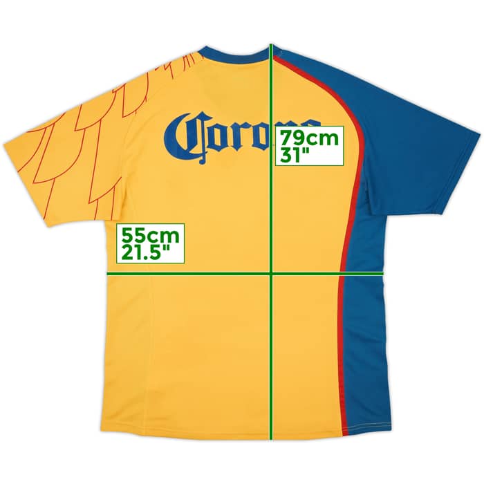 2007-08 Club America Home Shirt - 9/10 - (L)