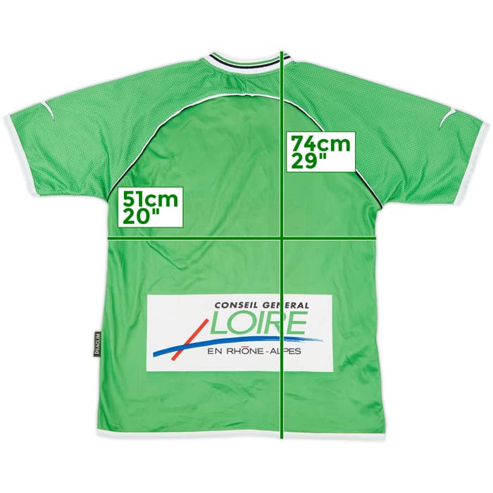 2003-04 Saint Etienne Home Shirt - 8/10 - (M)