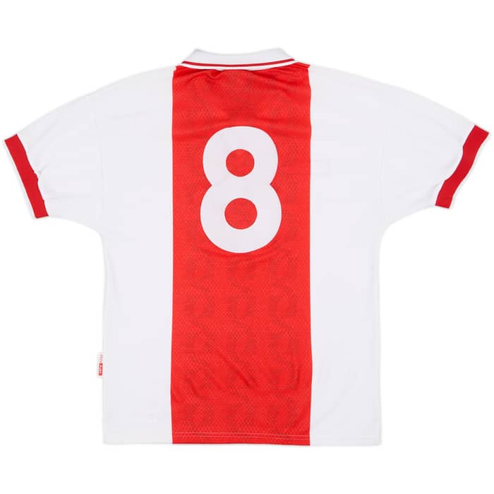 1998-99 Ajax Home Shirt #8 - 7/10 - (M)