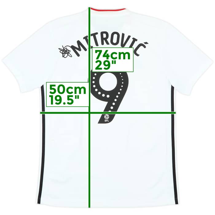 2019-20 Fulham Home Shirt Mitrovic #9 - 9/10 - (M)