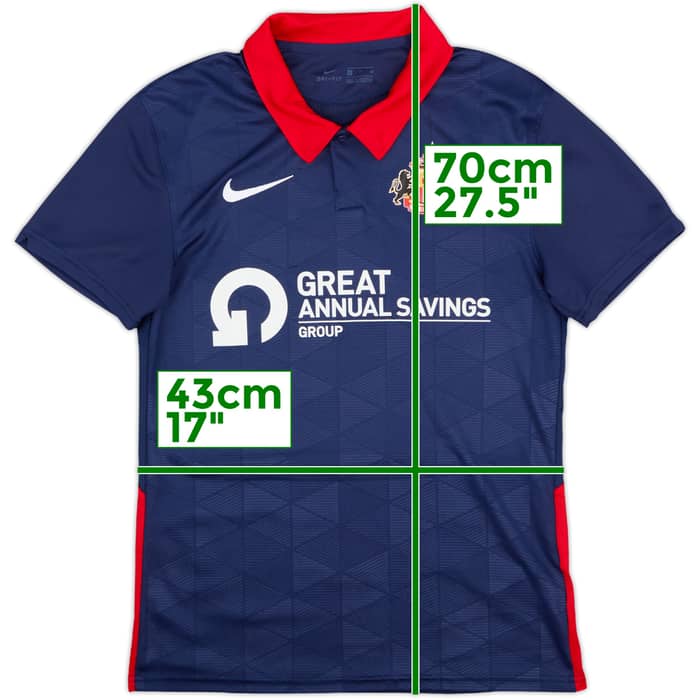 2020-21 Sunderland Away Shirt - 9/10 - (S)