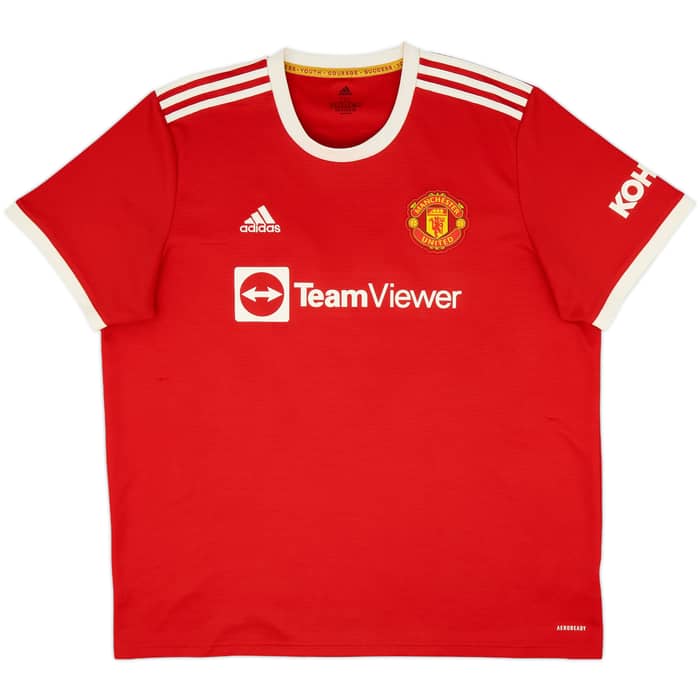 2021-22 Manchester United Home Shirt Sancho #25 - 9/10 - (XXL)