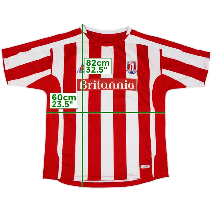 2007-08 Stoke City Home Shirt - 9/10 - (XL)