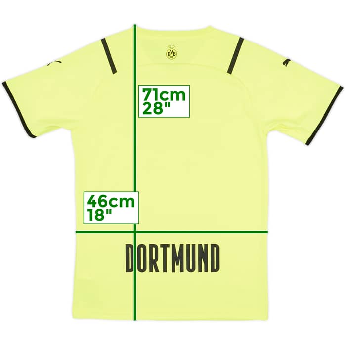 2021-22 Borussia Dortmund European Home Shirt - 8/10 - (M)
