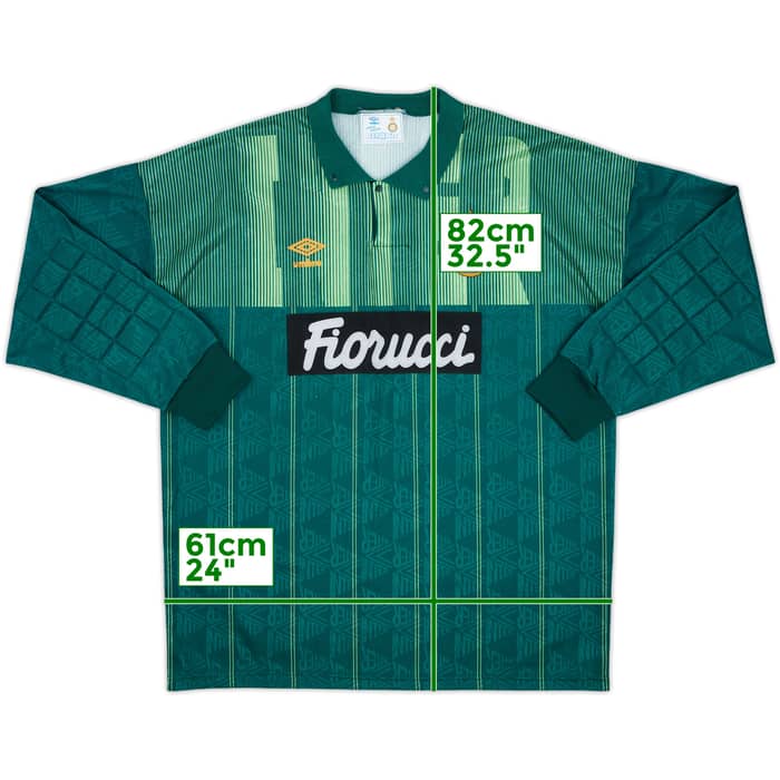 1991-92 Inter Milan GK Shirt - 8/10 - (XXL)