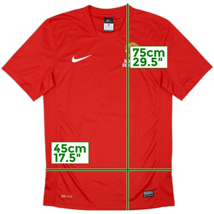 2014-15 Manchester United Soccer Schools Nike Training Shirt - 9/10 - (S)