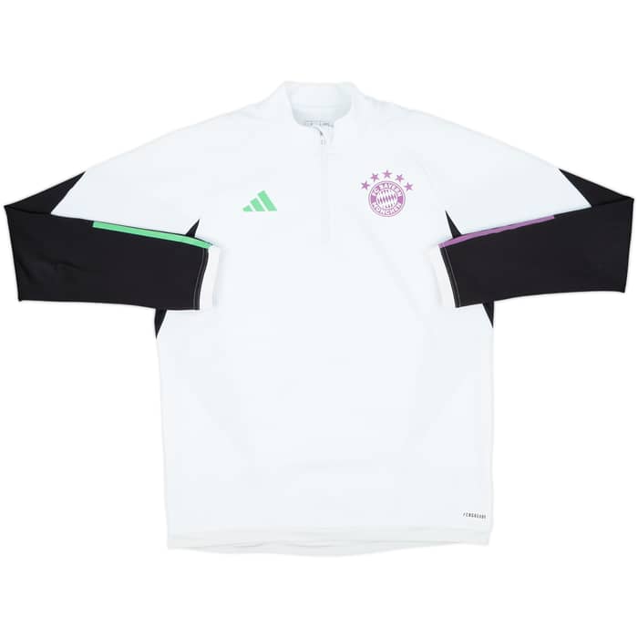 2023-24 Bayern Munich adidas 1/4 Zip Drill Top - 7/10 - (L)