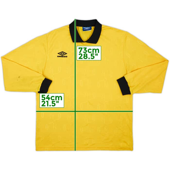 1990s Umbro Template L/S Shirt - 9/10 - (L)