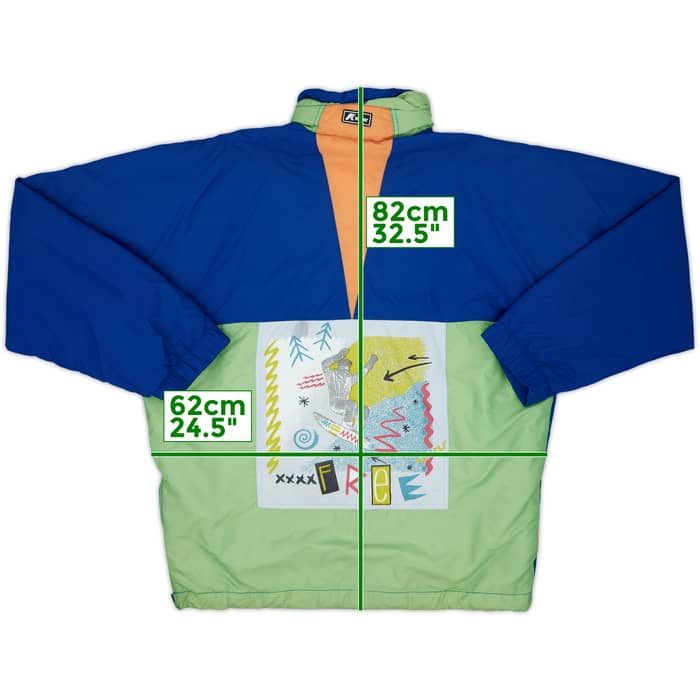 1992 Winter Olympics Hooded 1/4 Zip Rain Jacket - 8/10 - (S)