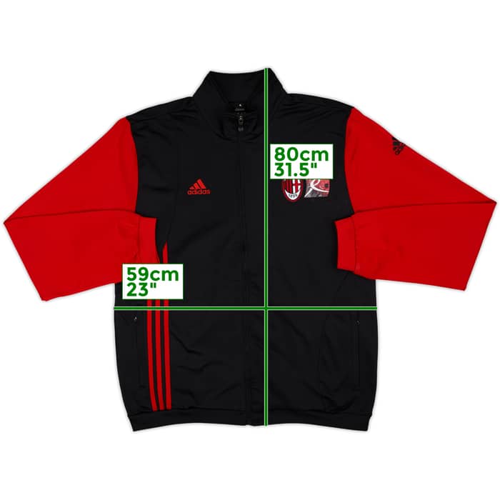 2010-11 AC Milan adidas Track Jacket - 5/10 - (XL)