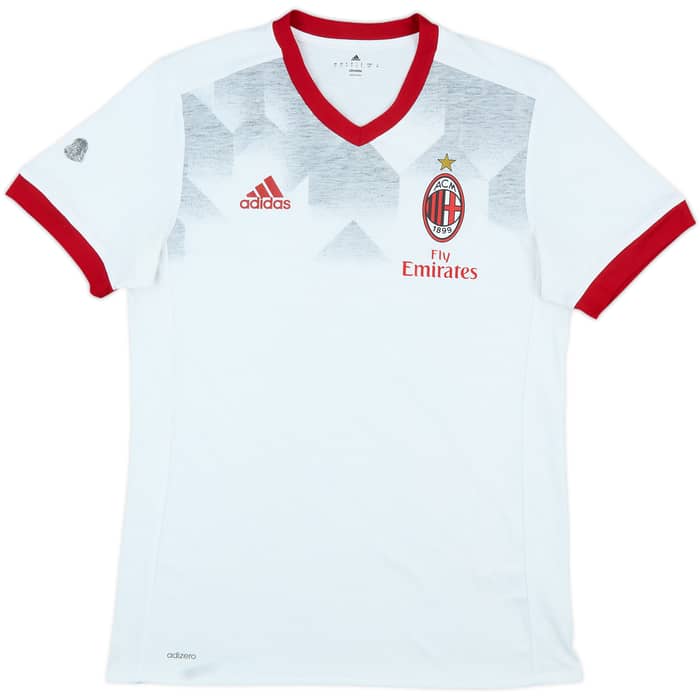 2016-17 AC Milan adidas Cotton Tee - 5/10 - (S)