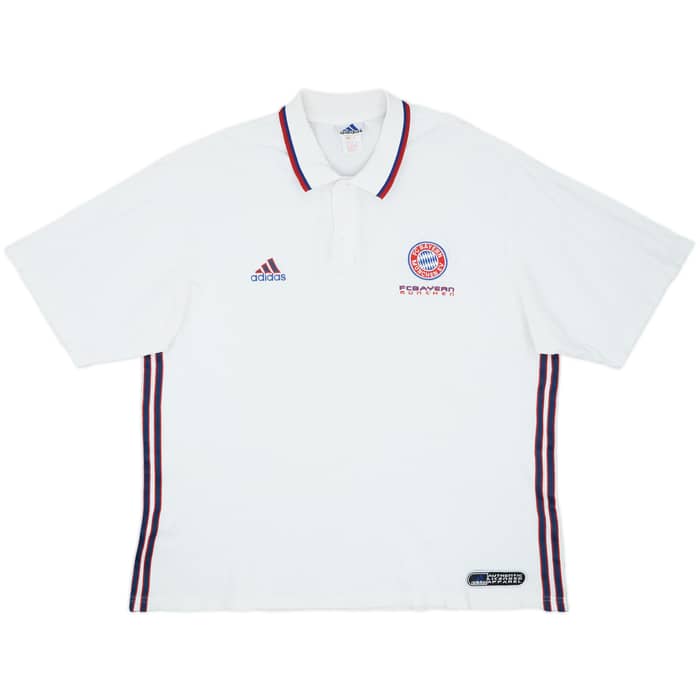 1999-00 Bayern Munich adidas Polo Shirt - 9/10 - (XXL)