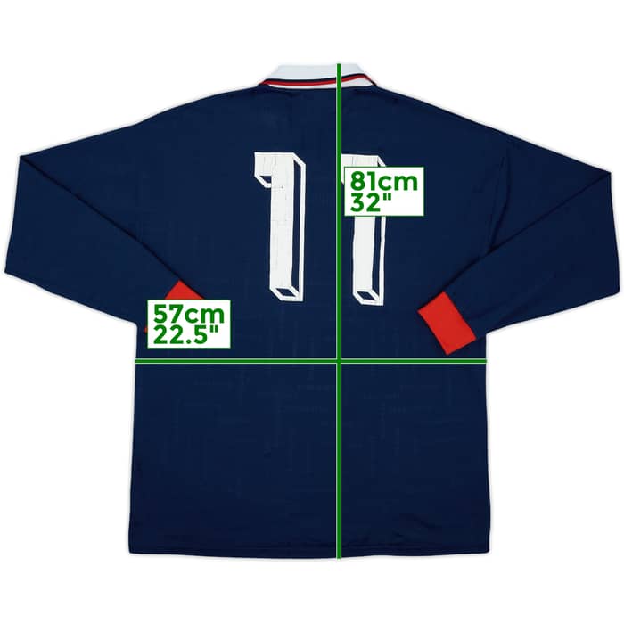 2000s Umbro Template L/S Shirt #11 - 5/10 - (XL)