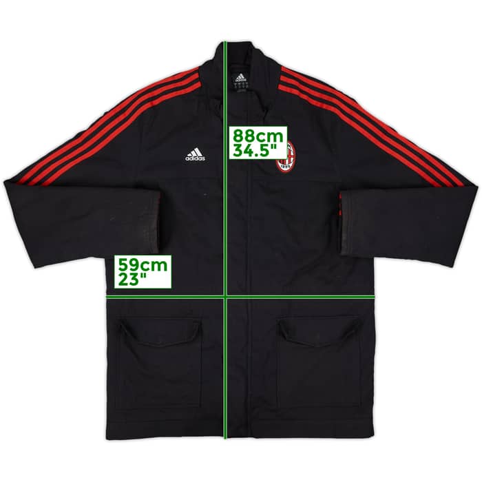 2008-09 AC Milan adidas Track Jacket - 8/10 - (M)