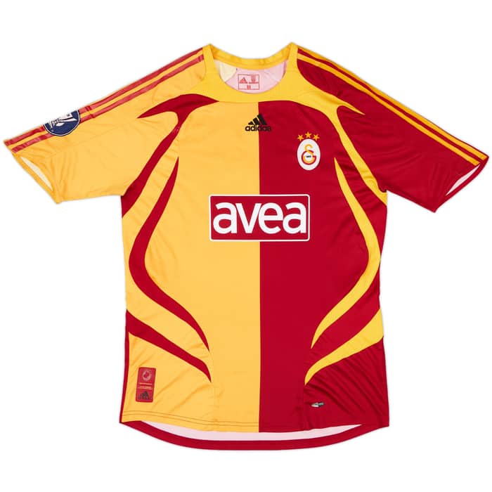 2007-08 Galatasaray Home Shirt Ayhan #18 - 4/10 - (M)