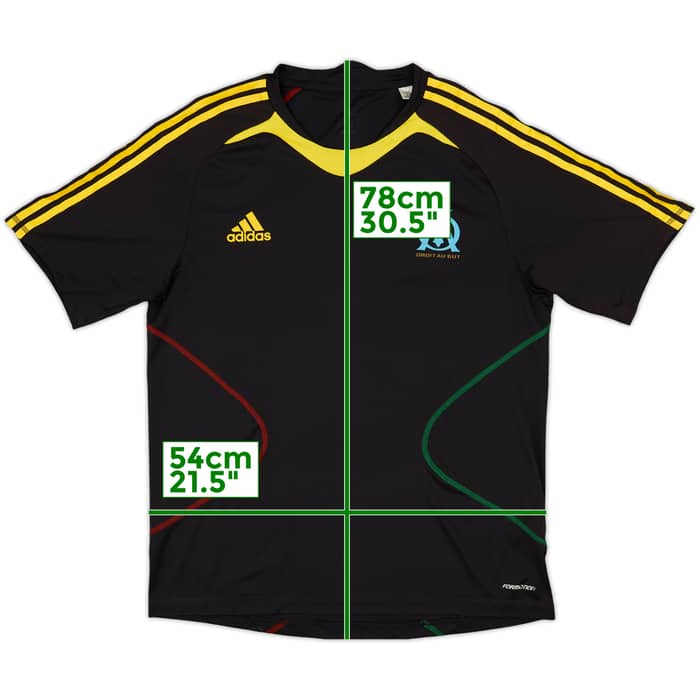 2010-11 Marseille adidas Formotion Training Shirt - 7/10 - (L)