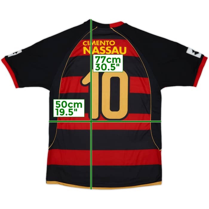 2009 Sport Club Recife Home Shirt #10 - 6/10 - (M)