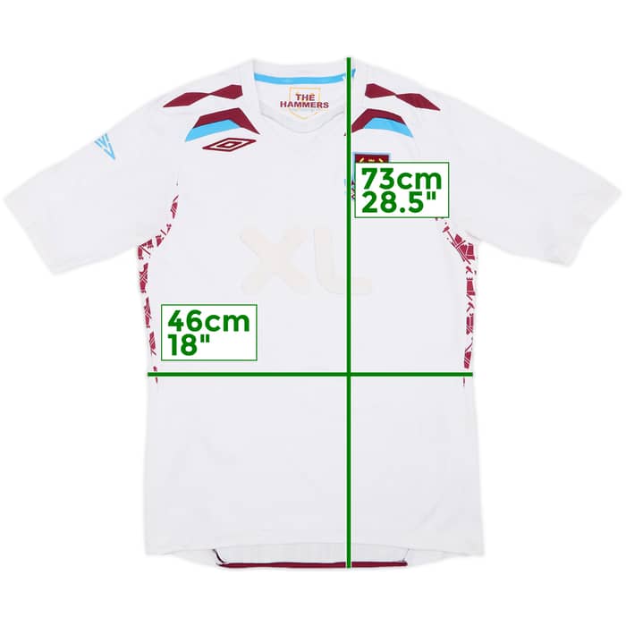2007-08 West Ham Away Shirt - 4/10 - (S)