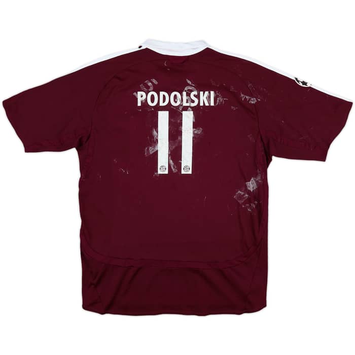 2006-07 Bayern Munich CL Shirt Podolski #11 - 4/10 - (XL.Boys)