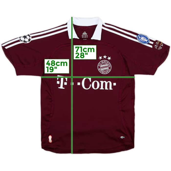 2006-07 Bayern Munich CL Shirt Podolski #11 - 4/10 - (XL.Boys)