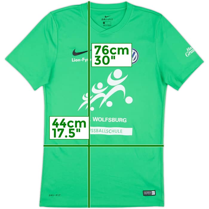 2016-17 Wolfsburg Nike Football School Training Shirt - 7/10 - (S)