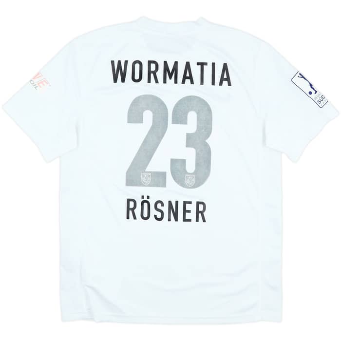 2012-13 Wormatia Worms Match Issue Away Shirt Rosner #23