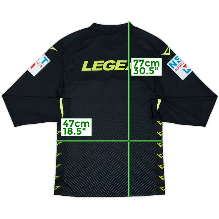 2020-21 Italy Diadora Referee L/S Shirt - 8/10 - (L)