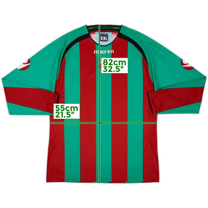 2005-06 Ternana Home L/S Shirt - 9/10 - (XXL)