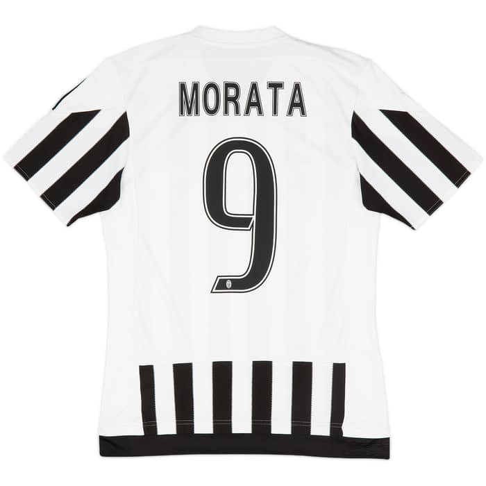 2015-16 Juventus Home Shirt Morata #9 - 5/10 - (S)