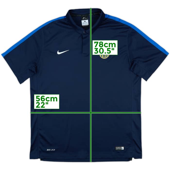 2015-16 Hellas Verona Nike Polo Shirt - 8/10 - (L)