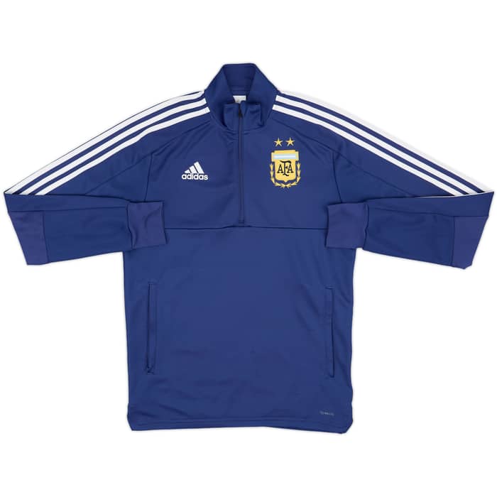 2017-18 Argentina adidas 1/4 Zip Sweat Top - 7/10 - (S)