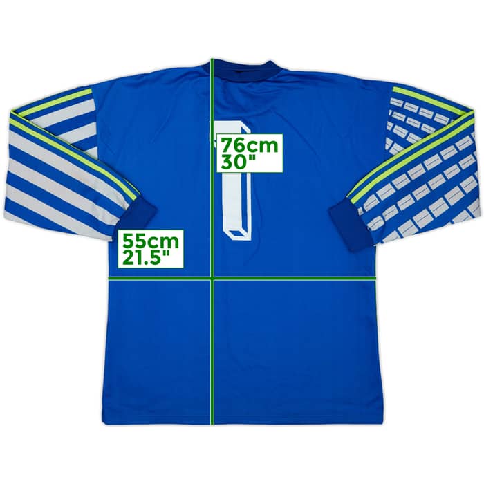 1990-92 adidas GK Template Shirt (Marseille) #1 - 8/10 - (XL)