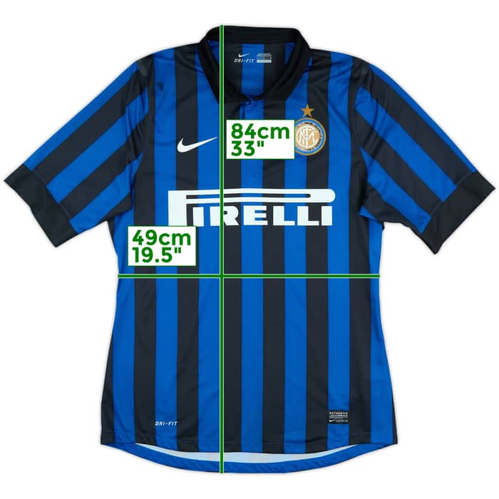 2011-12 Inter Milan Authentic Home Shirt - 4/10 - (L)