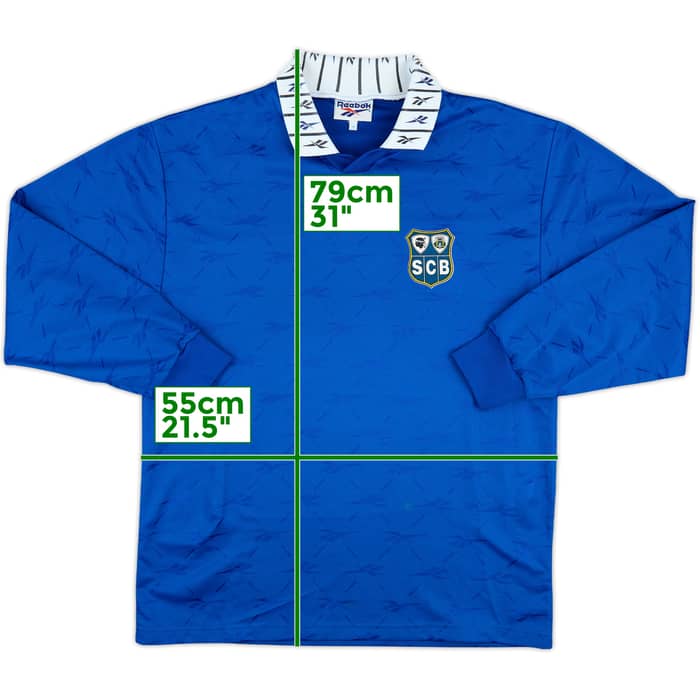1999-00 Bastia Reebok Training L/S Shirt - 6/10 - (M)