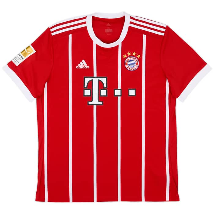 2017-18 Bayern Munich Home Shirt - 9/10 - (XL)