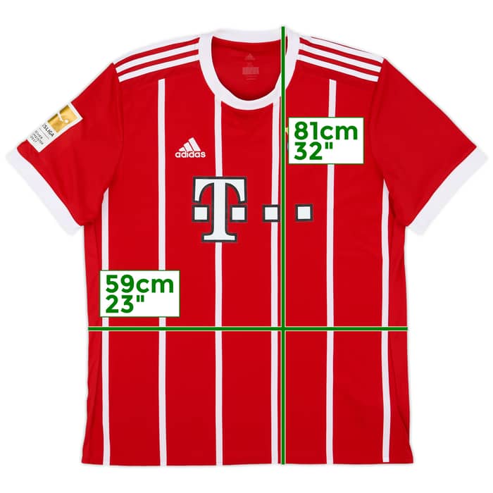 2017-18 Bayern Munich Home Shirt - 9/10 - (XL)