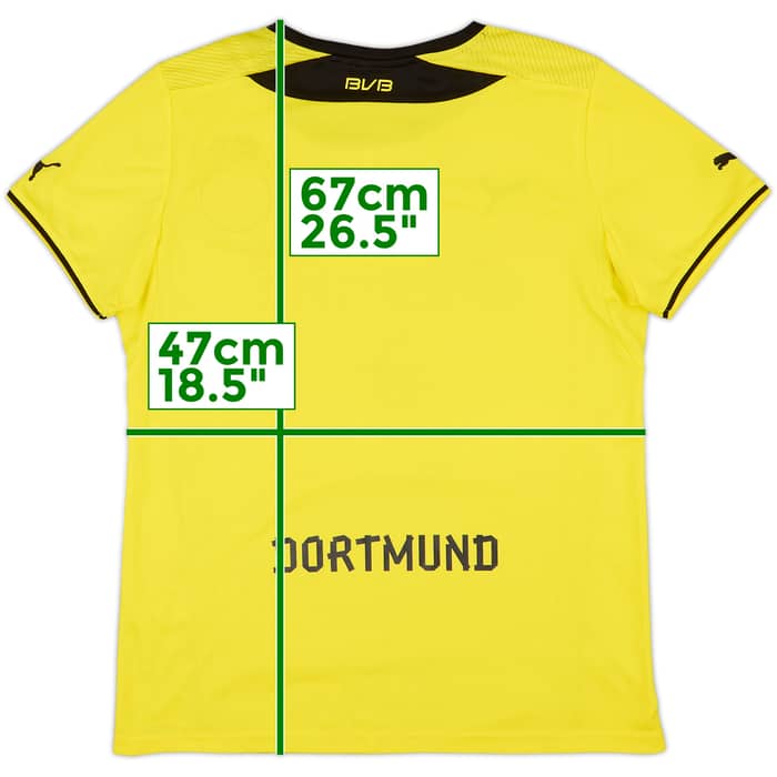 2013-14 Borussia Dortmund Home Shirt - 7/10 - (Women's L)