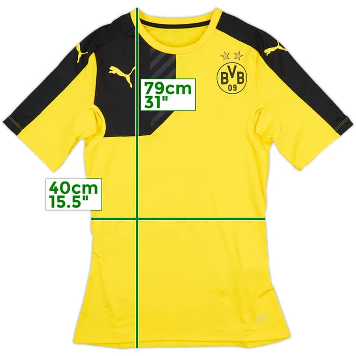 2014-15 Borussia Dortmund Player Issue Puma (PWR ACTV) Training Shirt - 10/10 - (M)