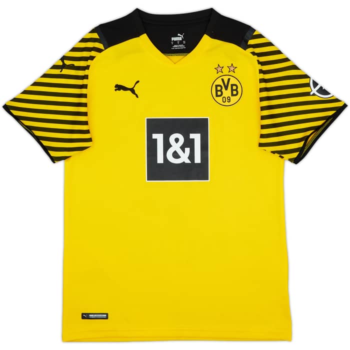 2021-22 Borussia Dortmund Home Shirt Haaland #9 - 8/10 - (S)