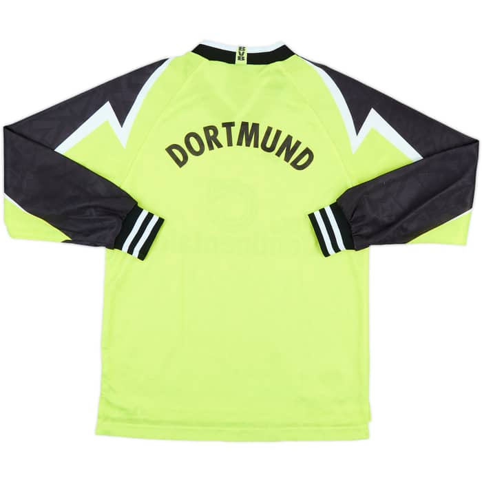 1995-96 Borussia Dortmund Home L/S Shirt - 9/10 - (L.Boys)