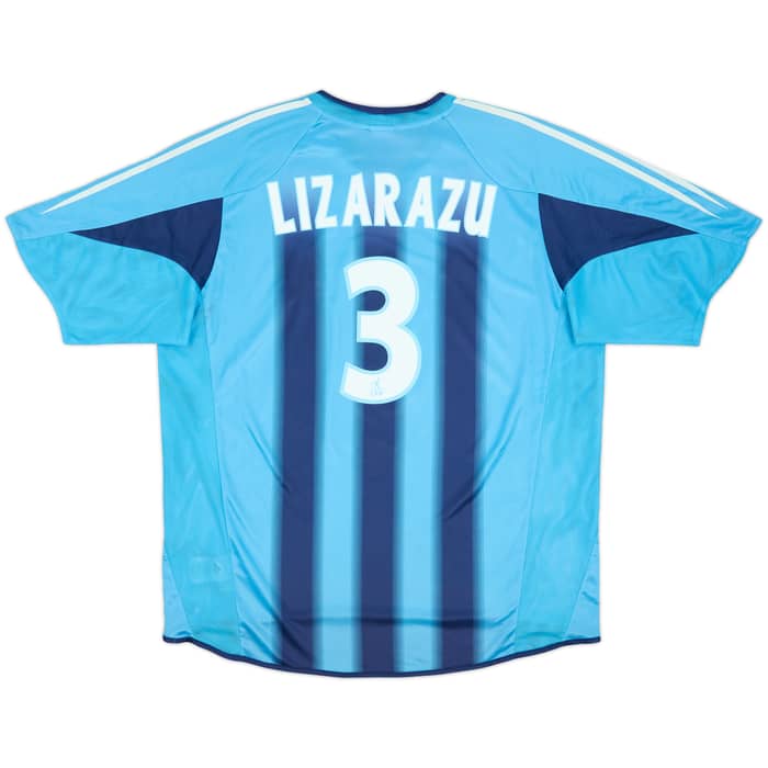 2004-05 Olympique Marseille Away Shirt Lizarazu #3 - 8/10 - (XL)