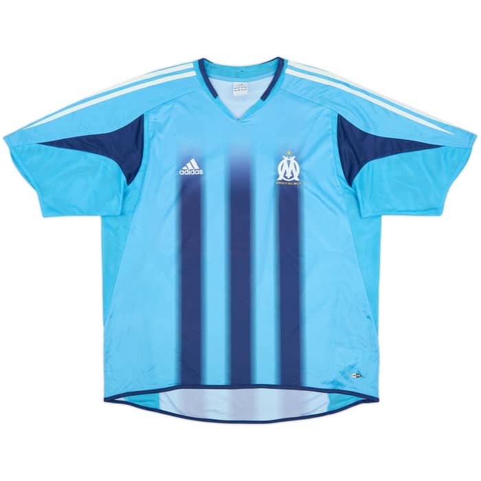 2004-05 Olympique Marseille Away Shirt Lizarazu #3 - 8/10 - (XL)