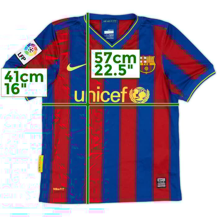 2009-10 Barcelona Home Shirt - 9/10 - (S.Boys)
