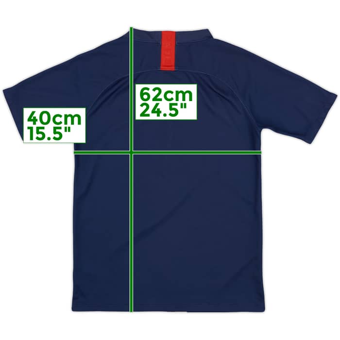 2019-20 Paris Saint-Germain Home Shirt - 7/10 - (L.Boys)