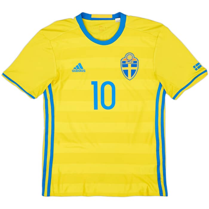 2016-17 Sweden Home Shirt Ibrahimovic #10 - 8/10 - (S)