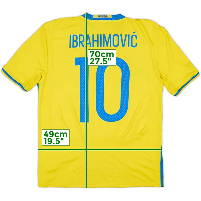 2016-17 Sweden Home Shirt Ibrahimovic #10 - 8/10 - (S)