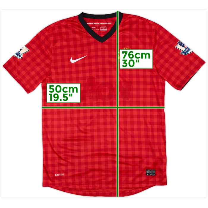 2012-13 Manchester United Home Shirt v.Persie #20 - 3/10 - (M)